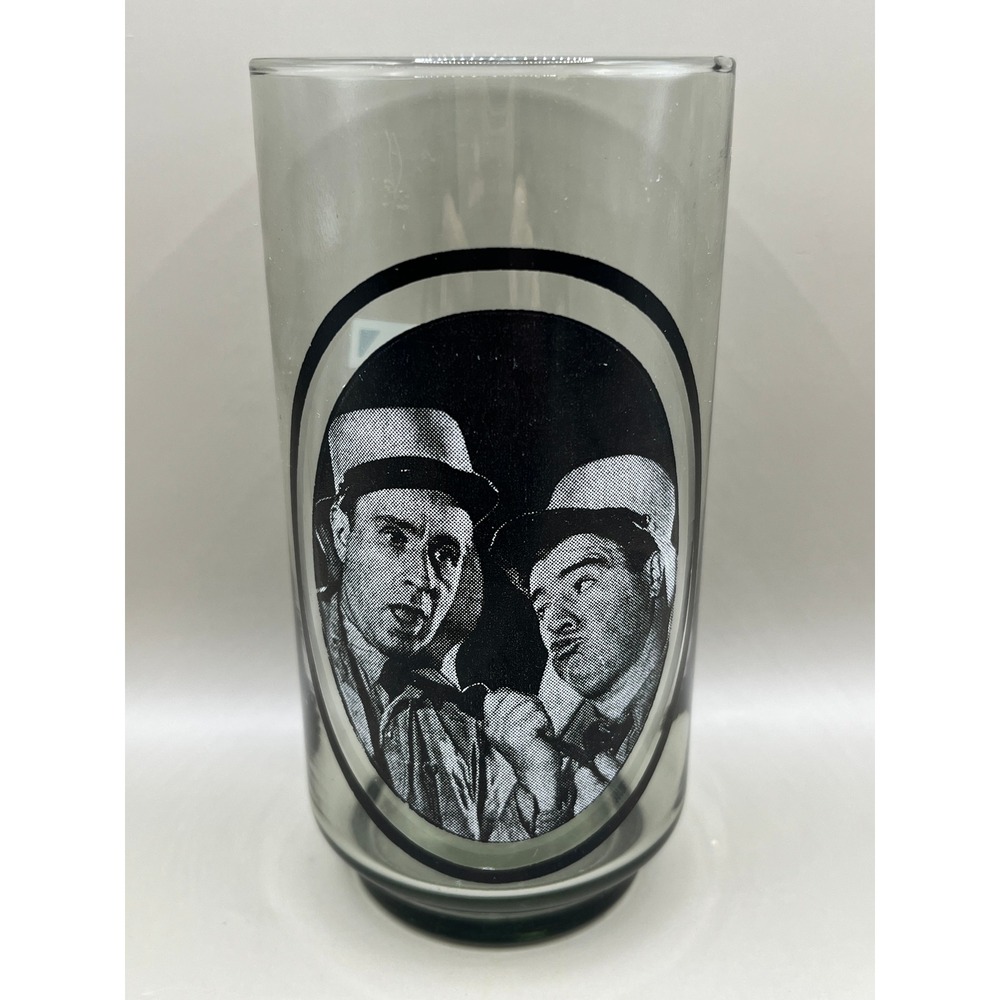 Vtg 1979 Arby's‎ Abbott & Costello In The Foreign Legion Smoked Glass Take 2